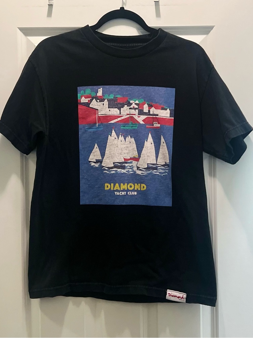3/$19 Diamond Supply Co yacht club short sleeve T-shirt - Picture 3 of 14